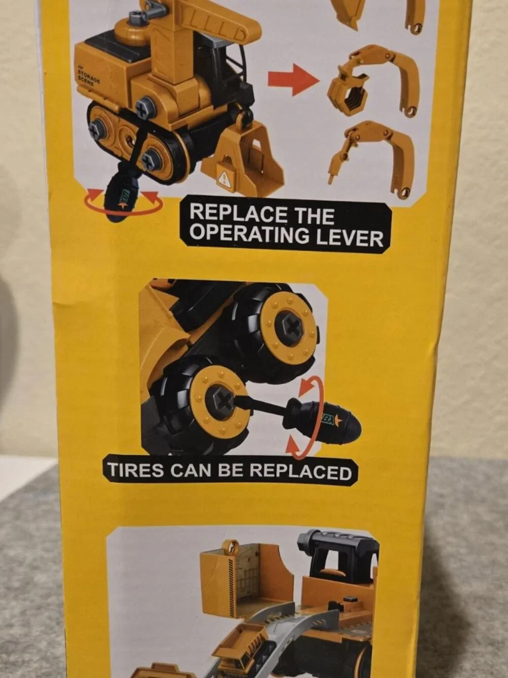 LEBX Toys Engineering Scene Truck Assembly DYI Combination Pack.